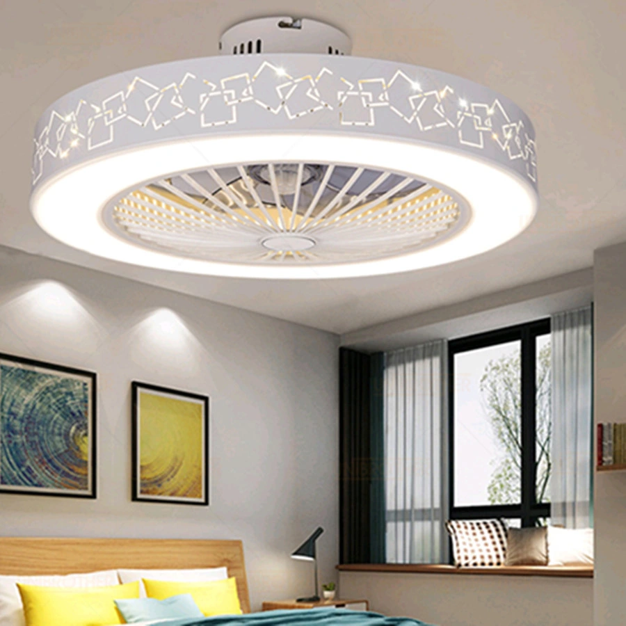 Modern LED Ceiling Fan Lights Wi-Fi Remote Control APP Folding Ceiling Fan Lamp (WH-VLL-16)